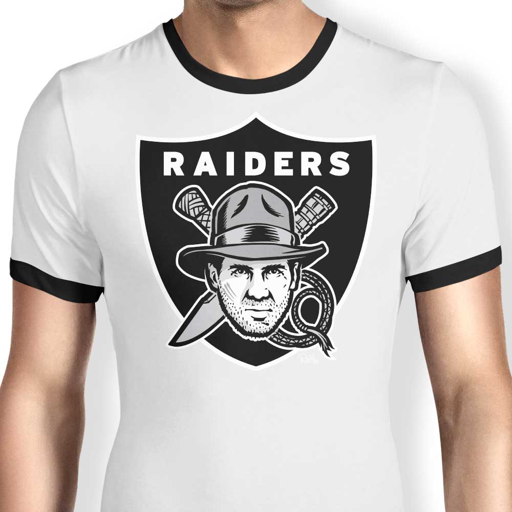 Captain Ribman's Raiders of the Lost Fan Men's Comfortable Ringer T-Shirt