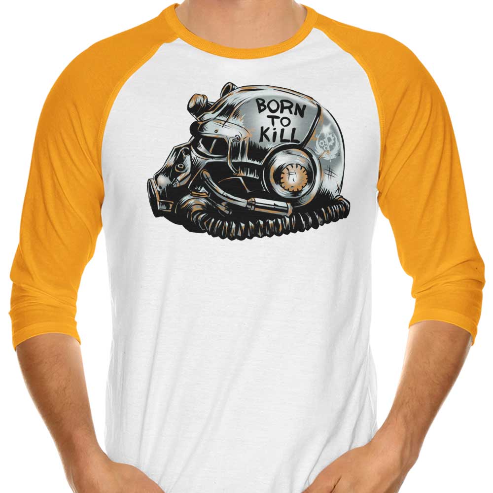 Fishmas 'War Face Never Changes' 3/4 Sleeve Raglan Stylish T-Shirt