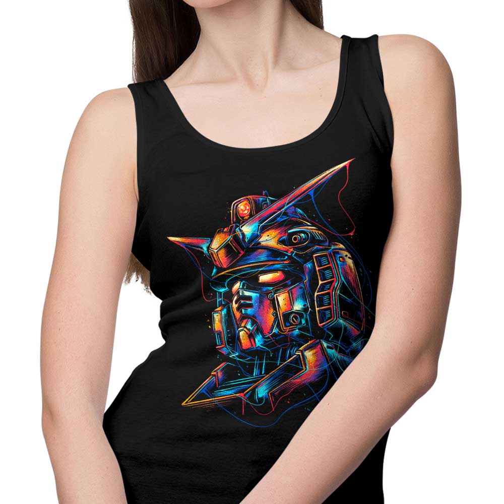 Vibrant Mecha - Comfortable Men's and Women's Tank Tops