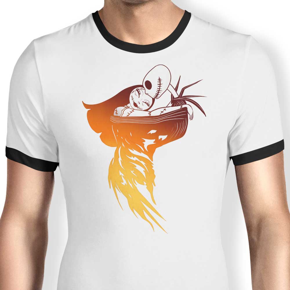 MarianoSan Men's Death Love Style Ringer T-Shirt in S - 4XL Sizes