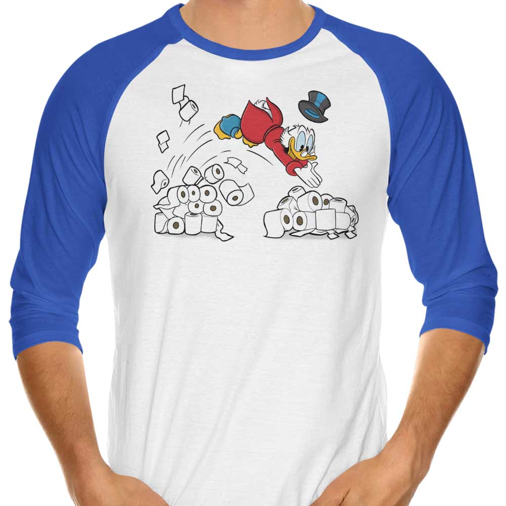 Superbly Opulent 3/4 Sleeve Raglan Style T-Shirt for a Fashionable Look