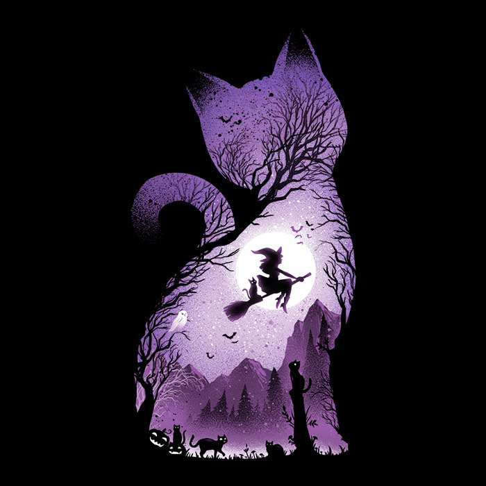 Alemaglia's Witch's Cat Comfortable Unisex and Women's Tank Tops