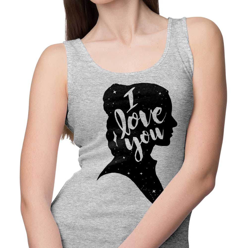 Romantic 'I Love You' Unisex and Women's Comfortable Tank Tops