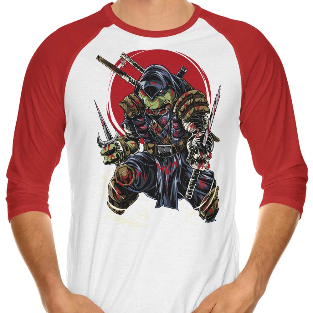 The Last Turtle - Stylish Three - Quarter Sleeve Raglan T - Shirt for Fashion Enthusiasts