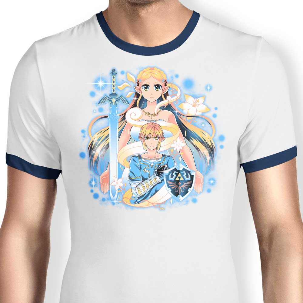 Men's Awakened Hero Classic Ringer Style T-Shirt