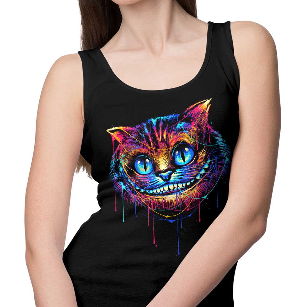 Colorful Cat Print Men's and Women's Unisex Stylish Tank Tops