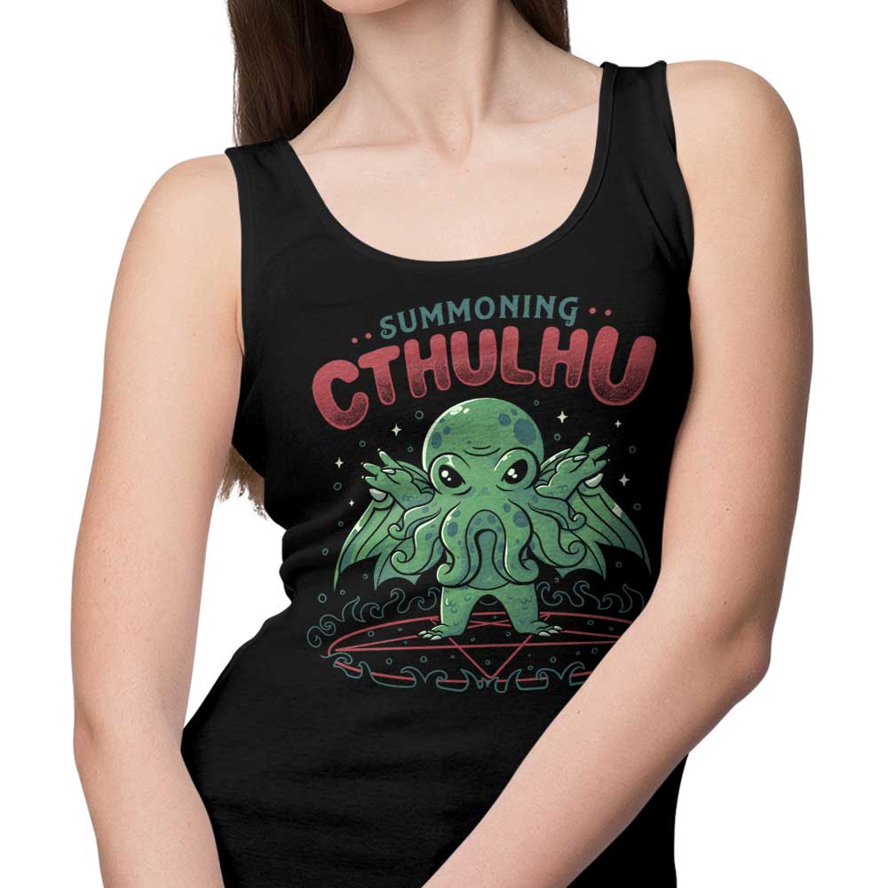 Edu.ely's Comfortable Summoning Cthulhu Unisex and Women's Tank Tops