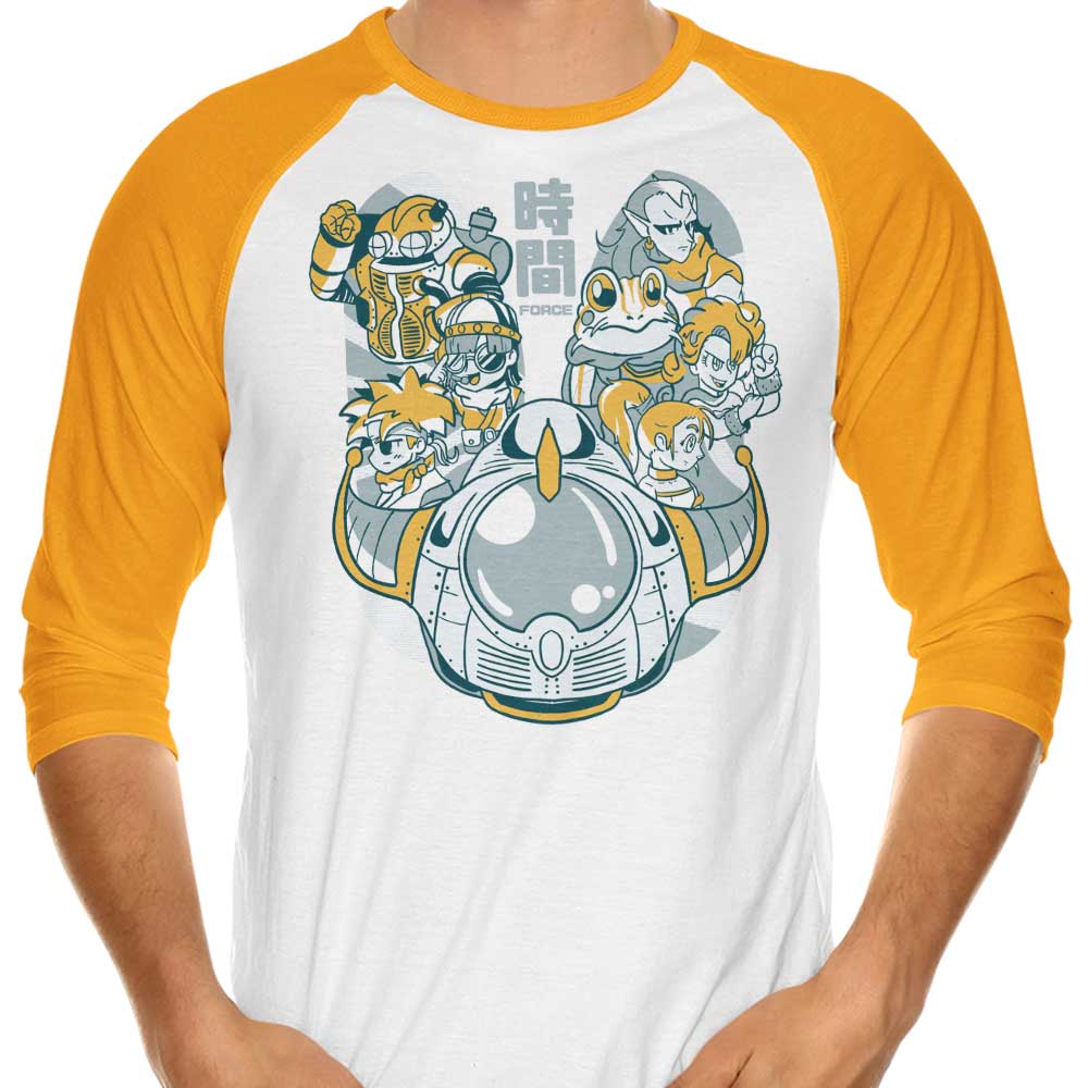 Sketchdemao's Time Force 3/4 Sleeve Raglan Style T-Shirt