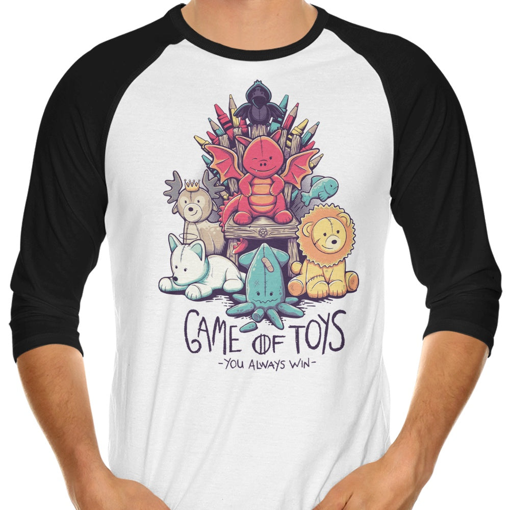 Victorsbeard's Game of Toys 3/4 Sleeve Raglan Stylish T-Shirt