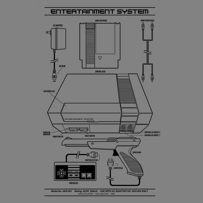 3/4 Sleeve Raglan Alternative Entertainment System T-Shirt