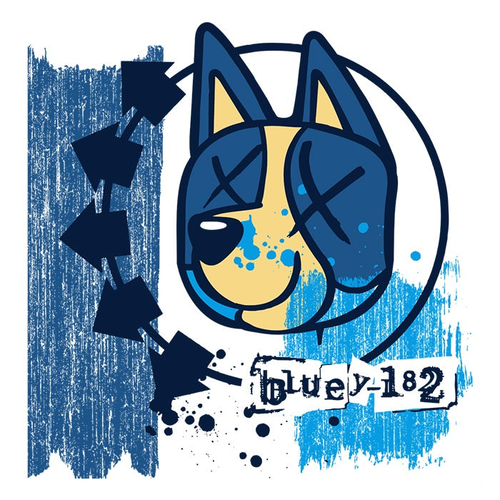 Bluey 182 Three - Quarter Sleeve Raglan Style T - Shirt