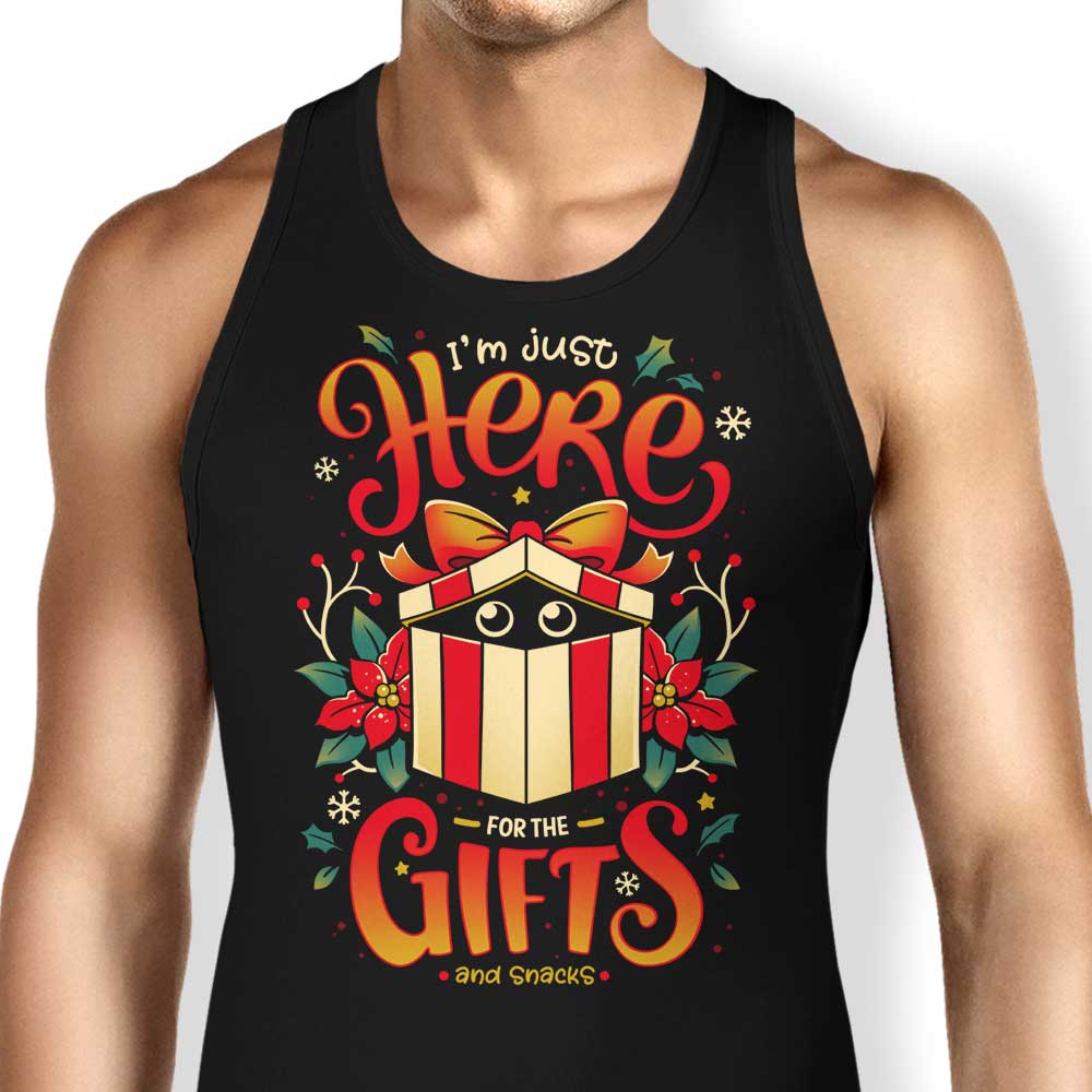 Snouleaf's Sneaky Christmas Themed Thief Design Men's and Unisex and Women's Tank Tops