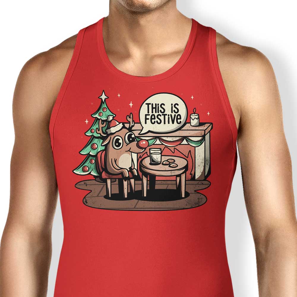 This is a Festive-themed Women's Tank Top