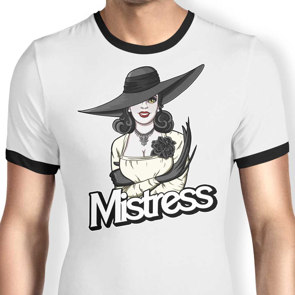 MarianoSan Men's Comfortable 100% Cotton Ringer T-Shirt - Mistress Style
