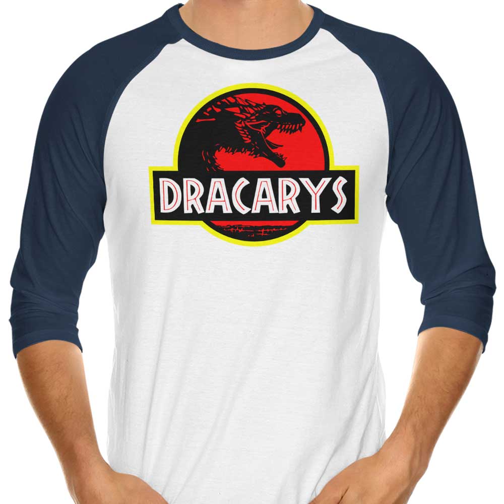 Dracarys Park Three - Quarter Sleeve Raglan Style T - Shirt by CoD Designs