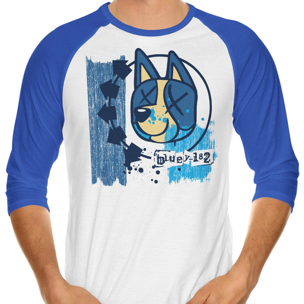 Bluey 182 Three - Quarter Sleeve Raglan Style T - Shirt
