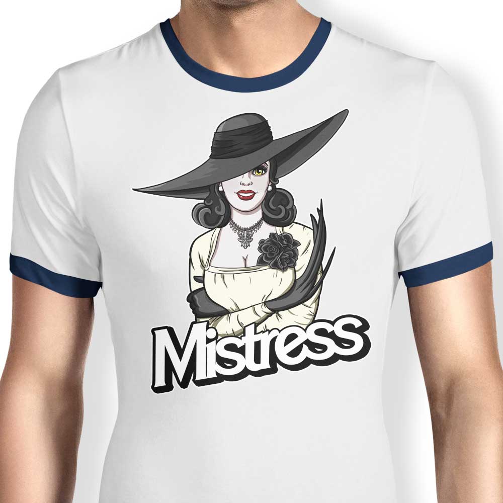 MarianoSan Men's Comfortable 100% Cotton Ringer T-Shirt - Mistress Style