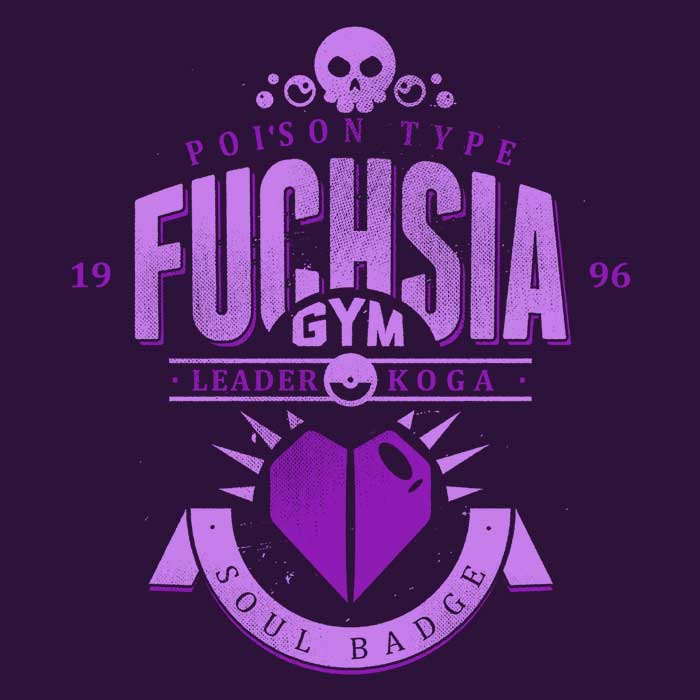 Fuchsia City Gym Men's Ringer Style Cotton T-Shirt