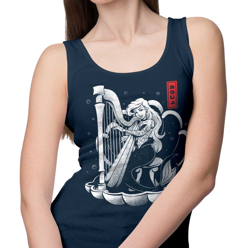 Elegant 'Sound of the Sea' Tank Top for a Relaxed Look