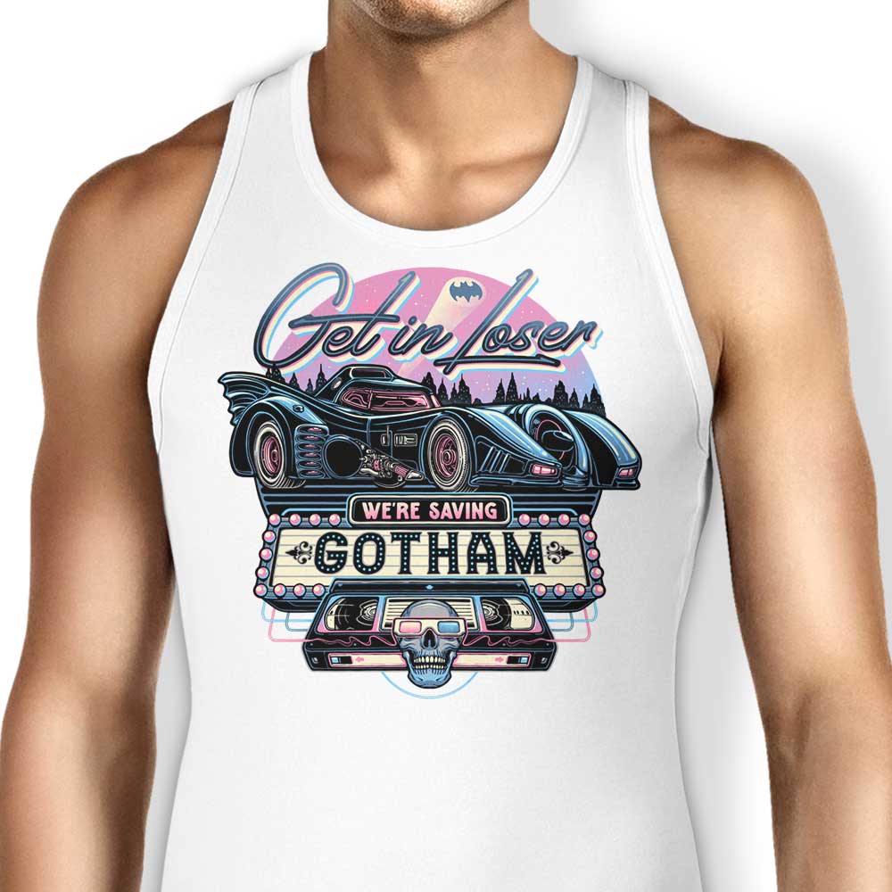 Momma Gorilla Inspired - We're Saving Gotham Tank Top for Trendy Wear