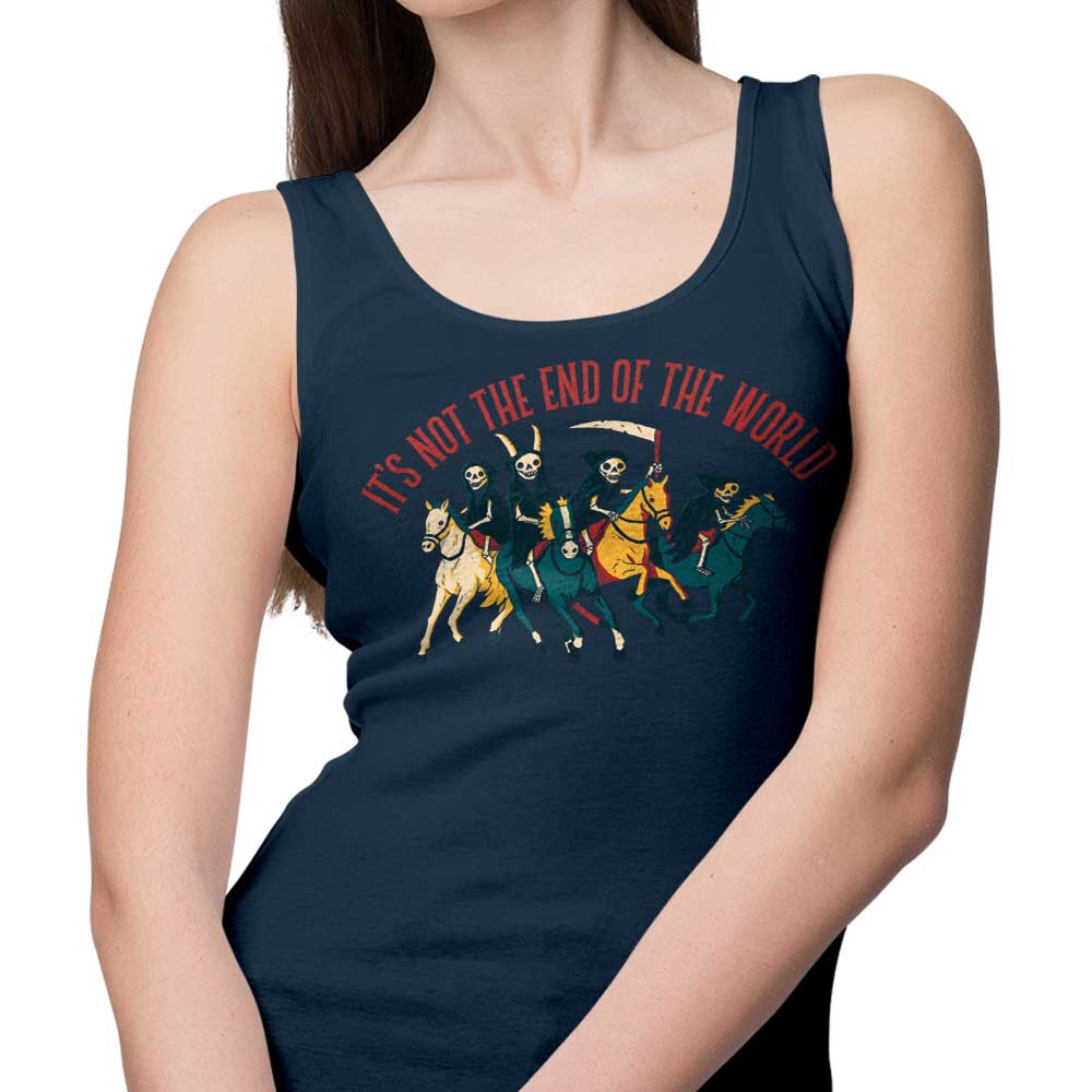 DinoMike's 'Not the End of the World' Men's and Women's Comfortable Tank Tops