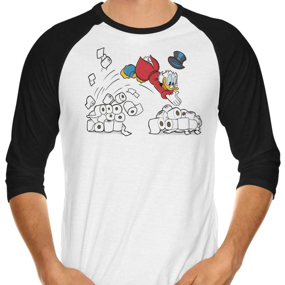 Superbly Opulent 3/4 Sleeve Raglan Style T-Shirt for a Fashionable Look