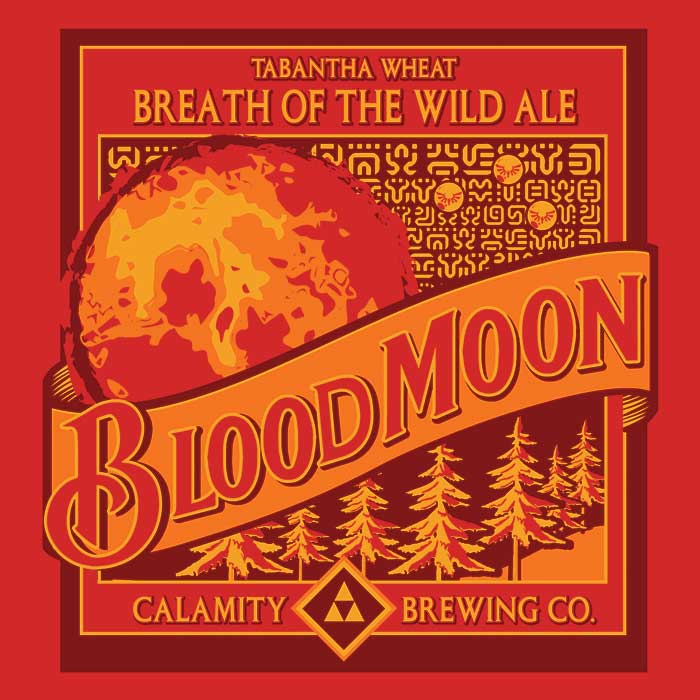 Stunning Blood Moon Design 3/4 Sleeve Raglan T-Shirt