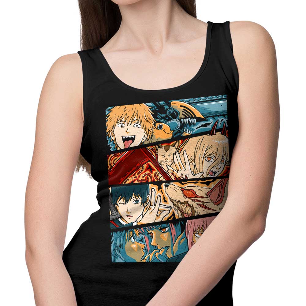 Andriu Illustrations' Hunters Comfortable Cotton Tank Tops for Men and Women