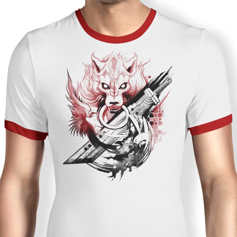 Jimiyo's Amano Homage - Premium Men's Ringer T-Shirt in S to 4XL Sizes
