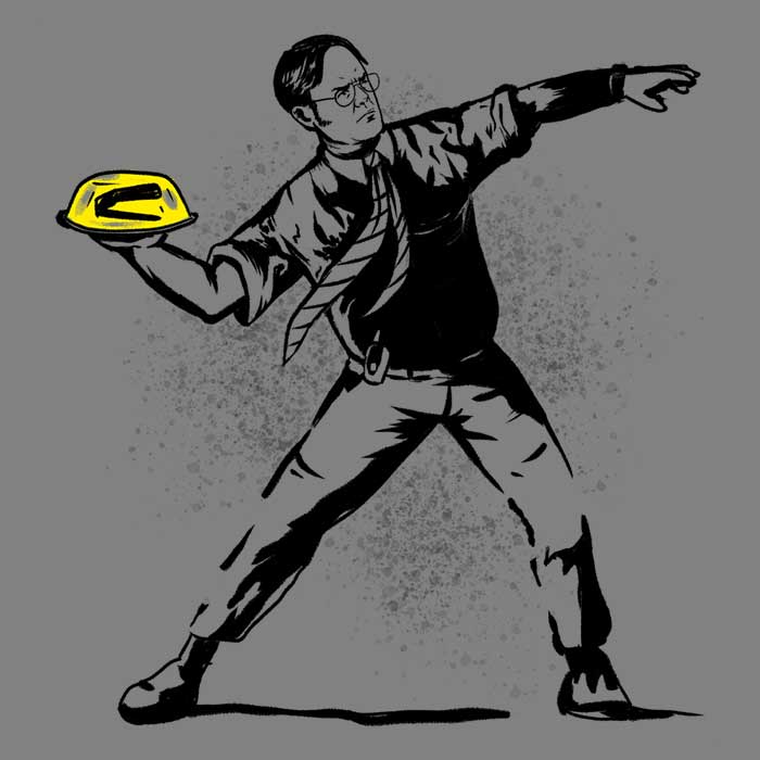 Airborne Pranks Themed Men's Ringer T-Shirt by MarianoSan