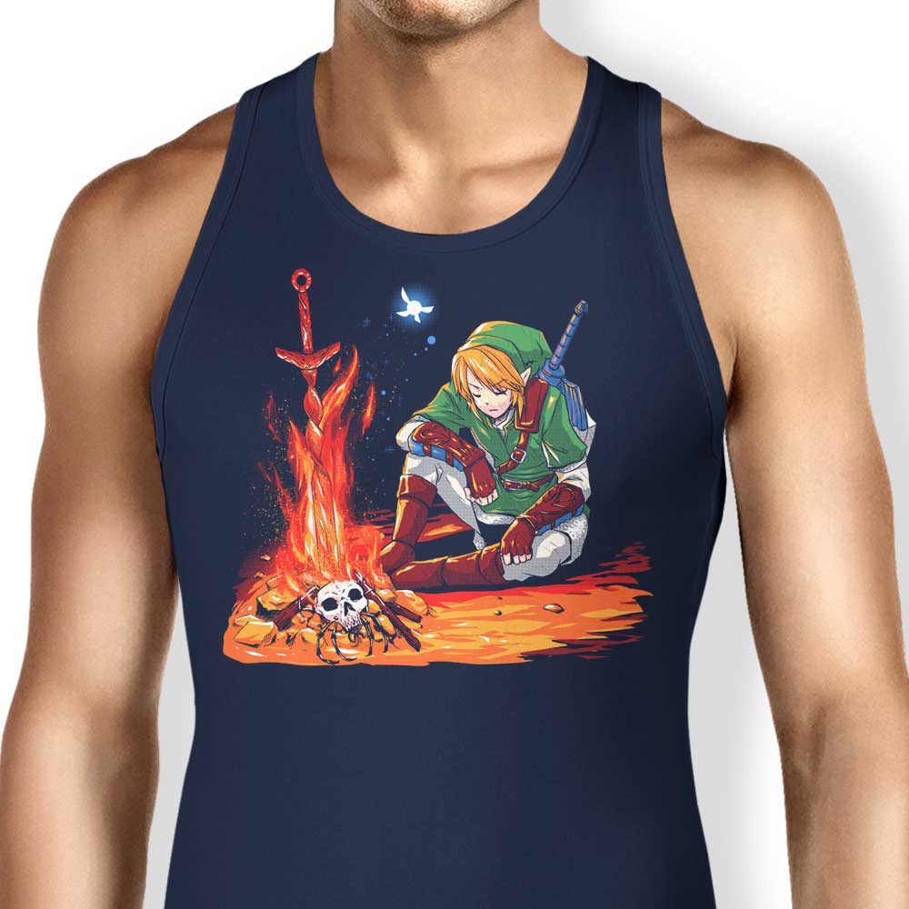 Comfortable Dark Link Cotton Tank Top for Men and Women