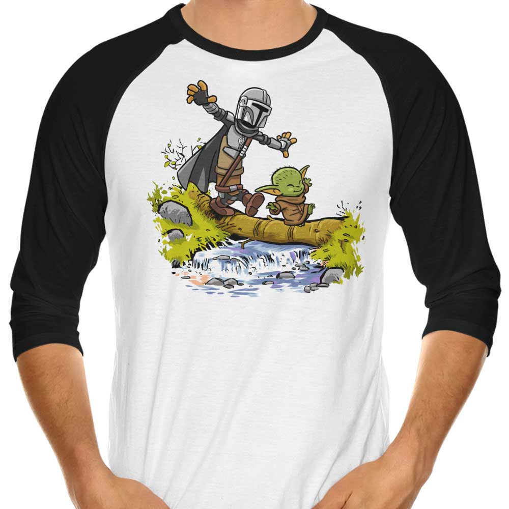 AlbertoCubatas Baby and Merc 3/4 Sleeve Raglan Style T-Shirt
