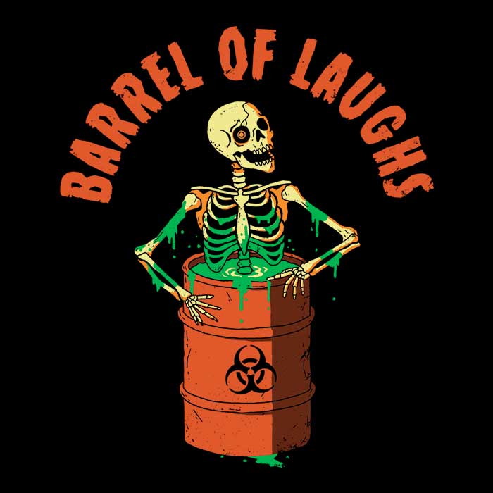 DinoMike's Cozy and Lightweight Barrel of Laughs Tank Tops for Men and Women