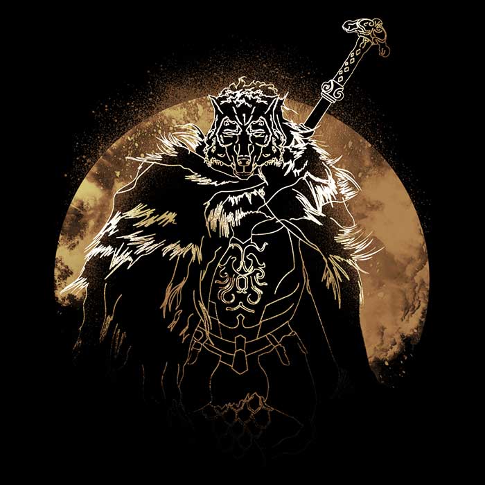 Comfortable Half Wolf Orb Men's and Women's Tank Tops