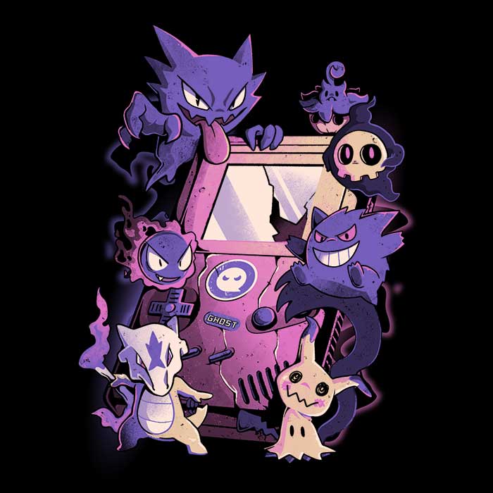 Arigatees Ghost Game 3/4 Sleeve Raglan Stylish T-Shirt