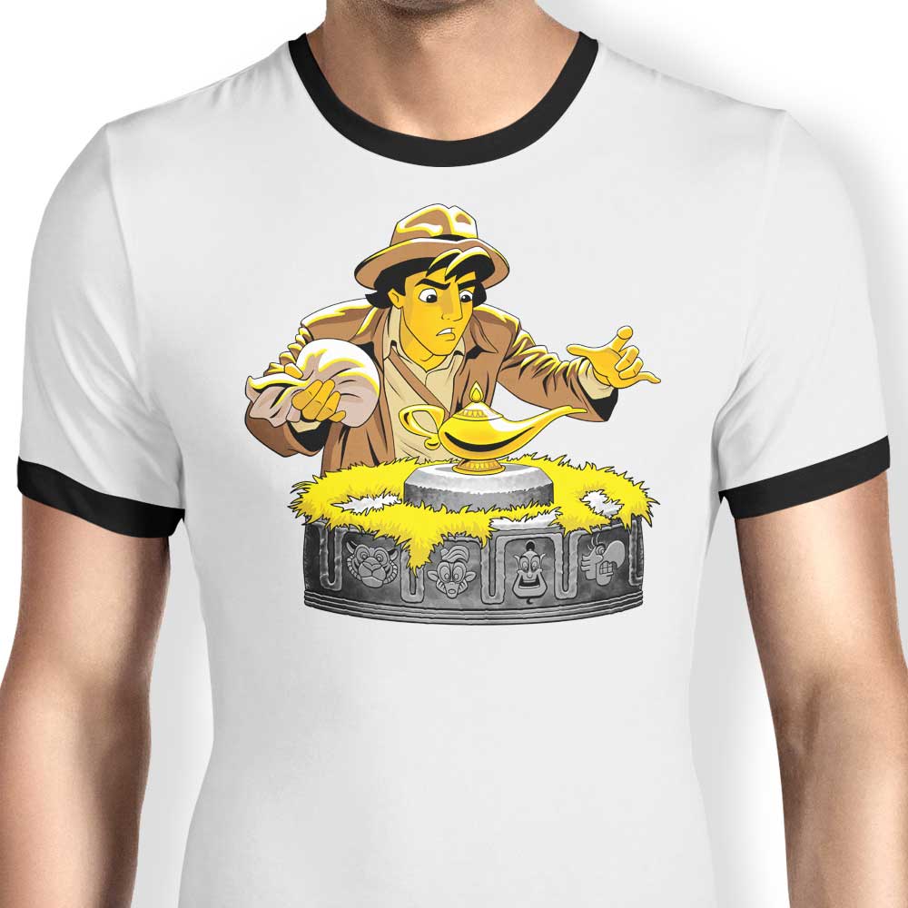 Coinbox Tees - Raiders of the Lost Lamp Men's Comfortable Ringer T - Shirt