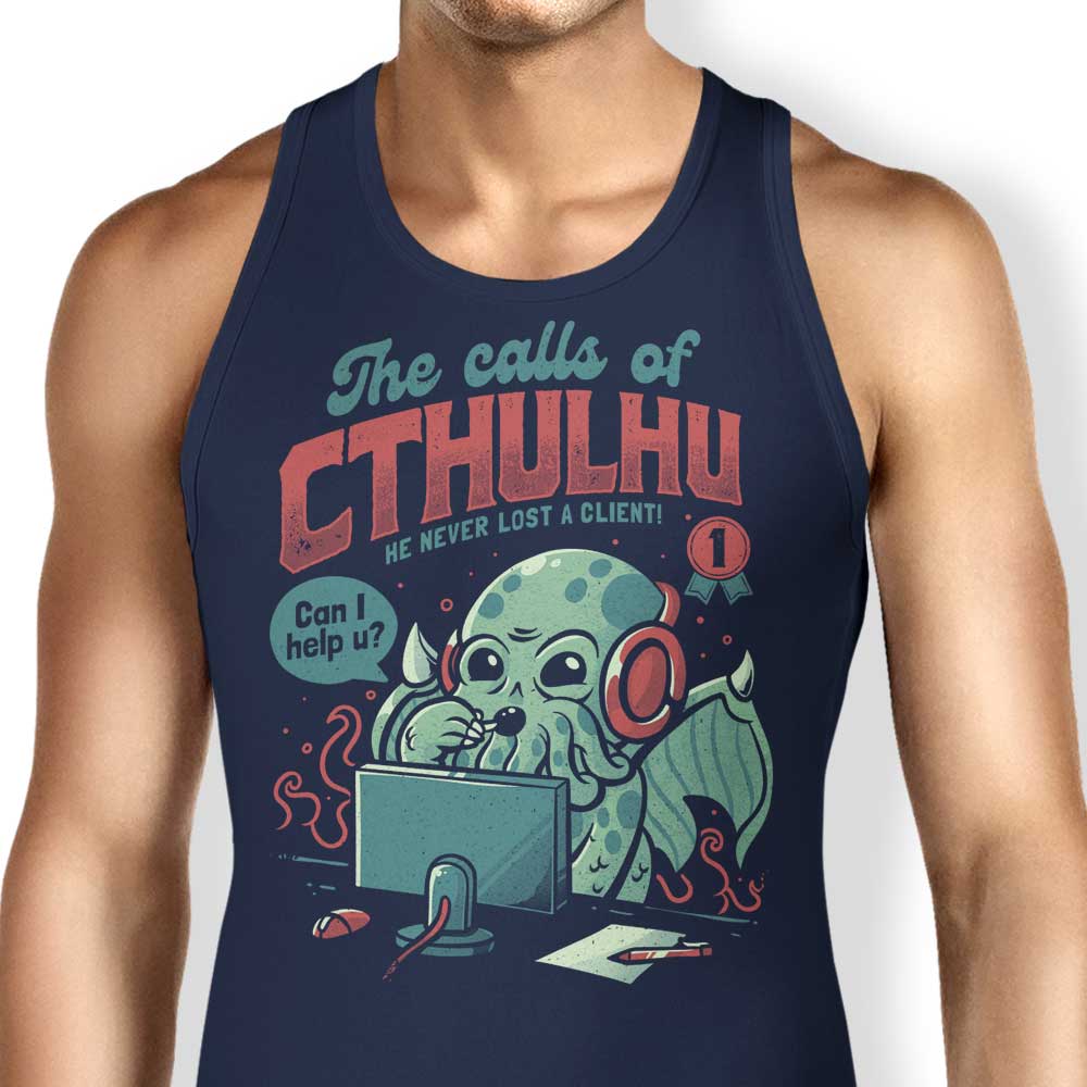 Edu.ely's Comfortable Cthulhu Calls Tank Tops for Men and Women