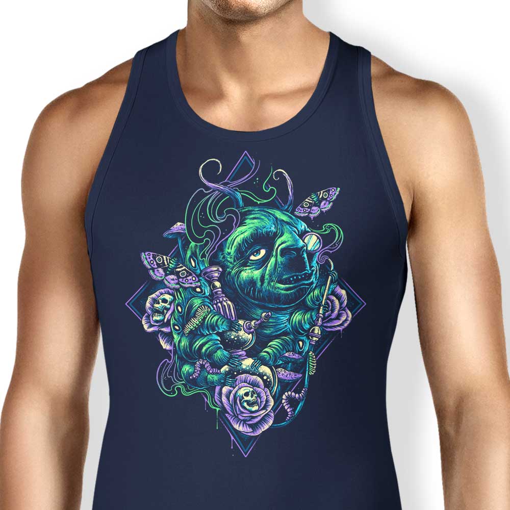 Glitchygorilla's Comfortable Smoking Diamond Tank Tops for Men and Women