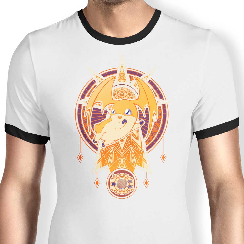 Inspiring Crest of Hope - Stylish Ringer T-Shirt