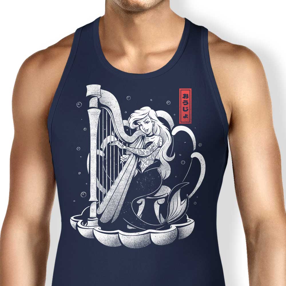 Elegant 'Sound of the Sea' Tank Top for a Relaxed Look