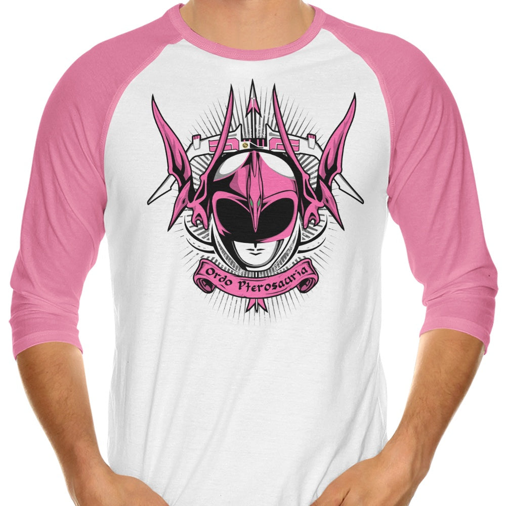 Rosea Ordo Pterosauria Stylish 3/4 Sleeve Raglan T-Shirt by Prime Premne Design