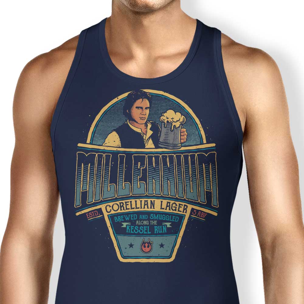 Millennium Lager Branded Unisex and Women's Tank Top Apparel