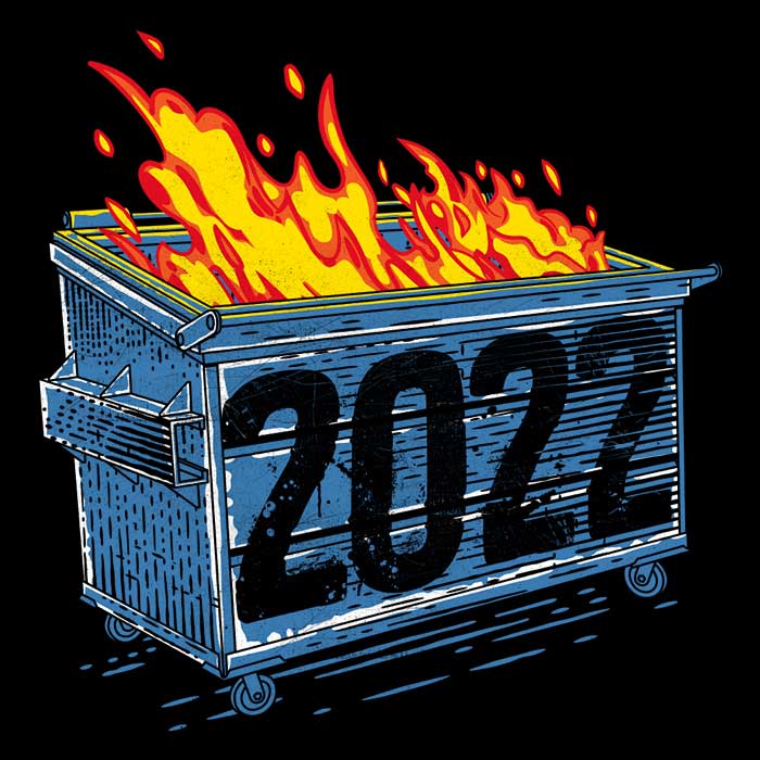 2022 Dumpster Fire Men's and Women's Comfortable Tank Tops
