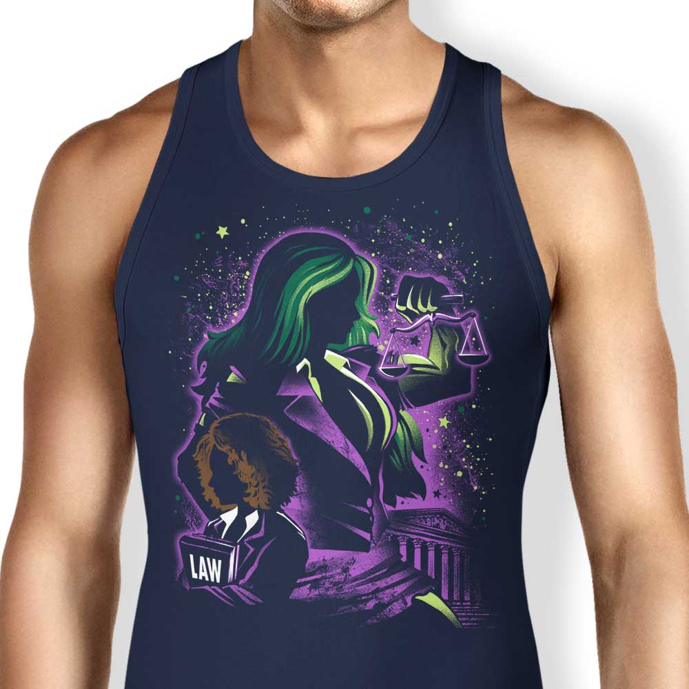 Alemaglia's Comfortable Strong Lawyer Unisex and Women's Tank Tops