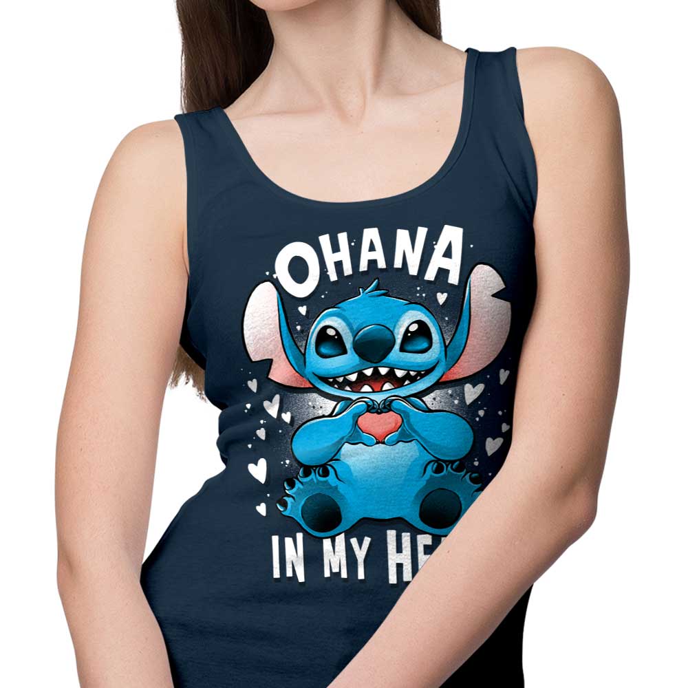 Ohana in My Heart Unisex and Women's Comfortable Tank Tops