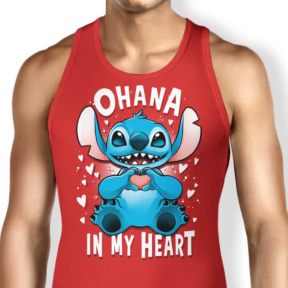 Ohana in My Heart Unisex and Women's Comfortable Tank Tops