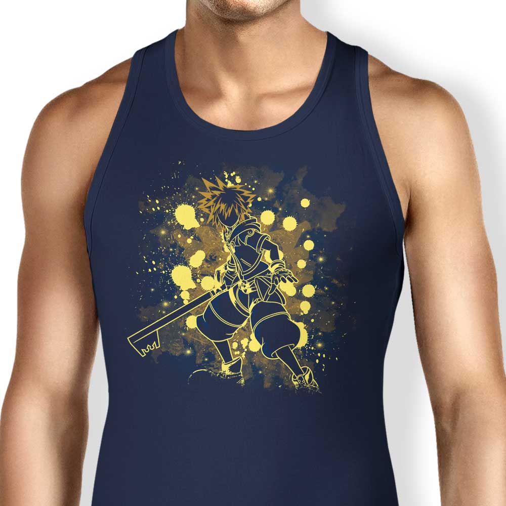 Soulkr's Inked Keyblade Comfortable Men's/Unisex and Women's Tank Tops
