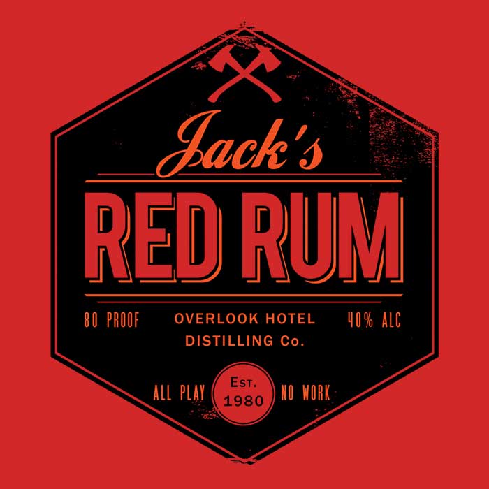 Jack's Red Rum Three - Quarter Sleeve Raglan Style T - Shirt