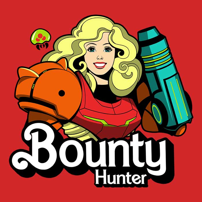 Stylish Men's Toy Space Hunter-themed Ringer T-Shirt by JayHai