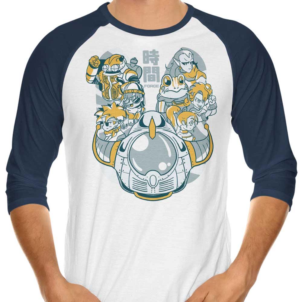 Sketchdemao's Time Force 3/4 Sleeve Raglan Style T-Shirt